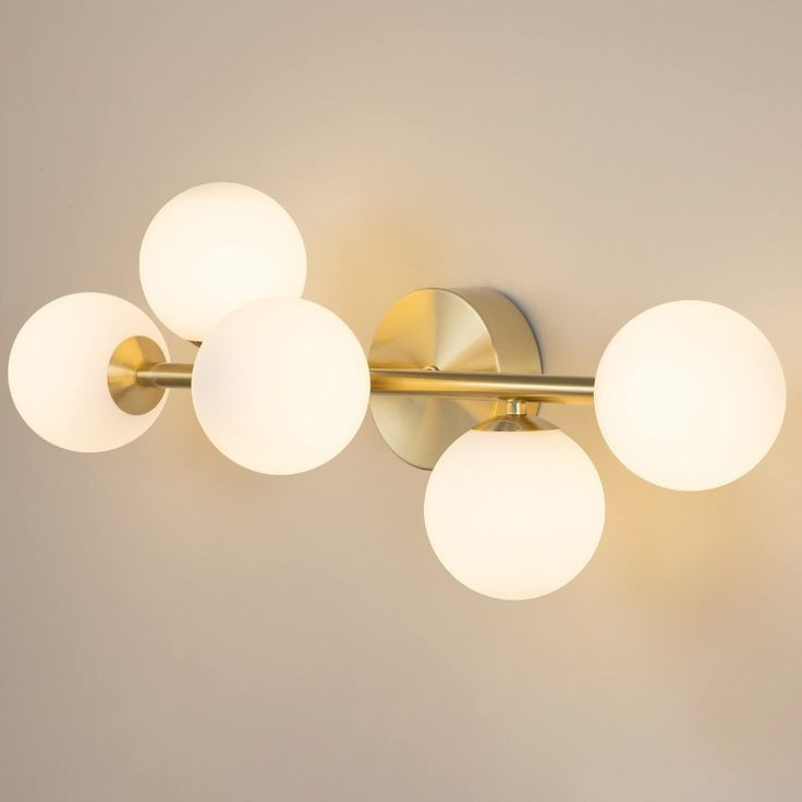 دیوارکوب مدرن D140 همراه 5 حباب