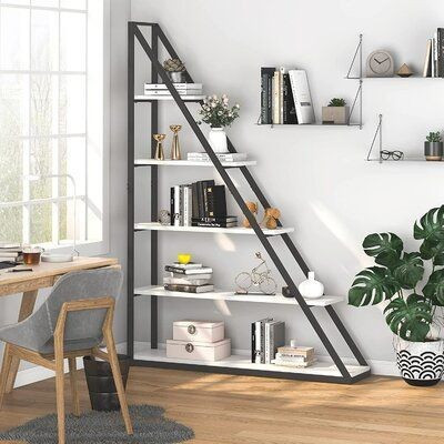 استند مدرن تلفیقی چوب و فلز مناسب فضاهای مدرن G186