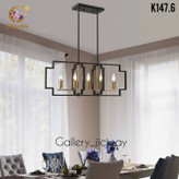 لوستر کانتری حبابی مدرن فلزی K147