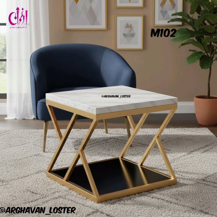 میز عسلی مدرن فلزی لاکچری M102
