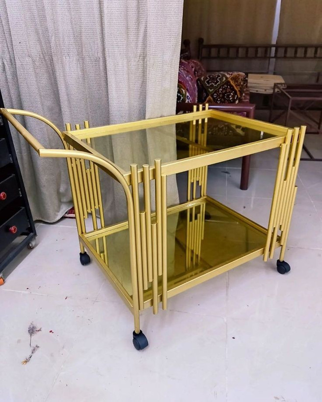 ترولی میزبار فلزی کنار سالنی M125