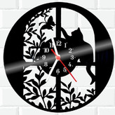 ساعت دیواری فلزی گربه H۳۱۲