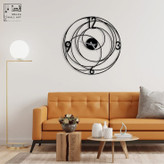 ساعت دیواری H349 مدرن فلزی مینیمال