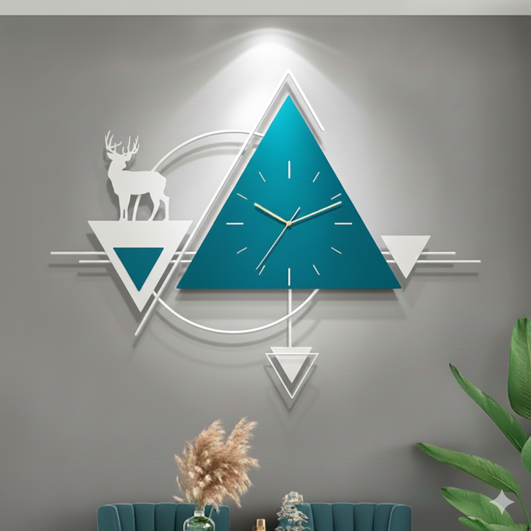 ساعت دیواری مدرن گوزن جدید H483