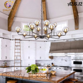 لوستر مدرن A215 با ۱۲ شعله