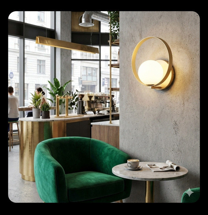 دیوارکوب مدرن حبابی D160
