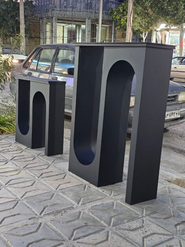 کنسول مدرن فلزی لاکچری و شیک تمام چوب M201