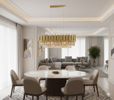 لوستر کانتری کریستالی C109