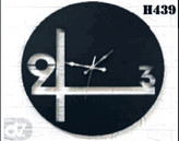 ساعت مدرن فلزی H439