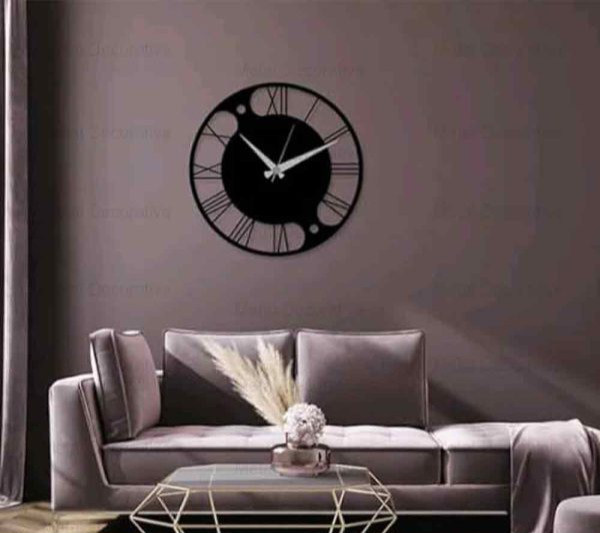 ساعت دیواری مدرن فلزی H600