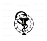 ساعت دیواری مدرن فلزی داروخانه با موتور آرام گردH602