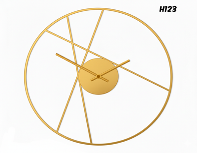 ساعت دیواری مدرن فلزی کد H123